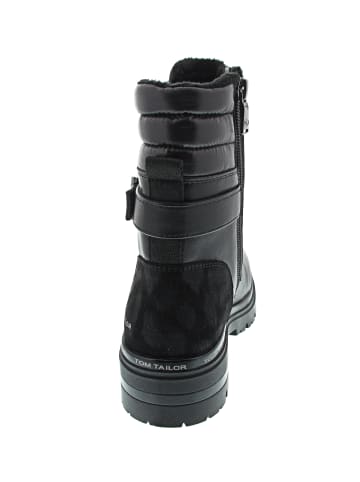 Tom Tailor Schnürstiefel Schwarz