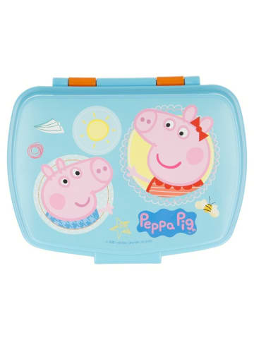 Peppa Pig Peppa Pig Kinder Brotdose – Lunchbox Pausenbox Schulbrotbox in Orange