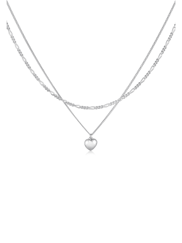 Elli Halskette 925 Sterling Silber Herz in Silber