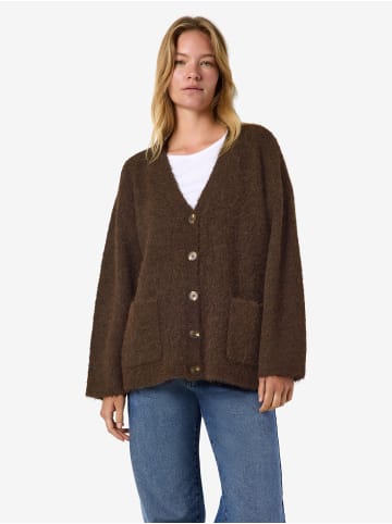 Noisy may Strickjacke in Chocolate Brown1