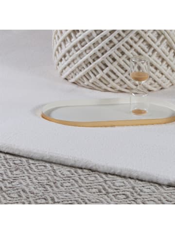 obsession Kurzflor Teppich Chaplin 545 in creme - rechteckig