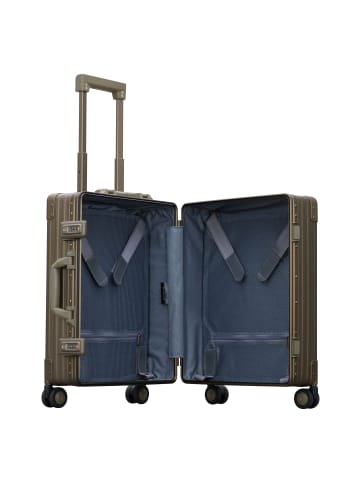 Aleon Traveler Domestic 4-Rollen Kabinentrolley Aluminium 55 cm bronze