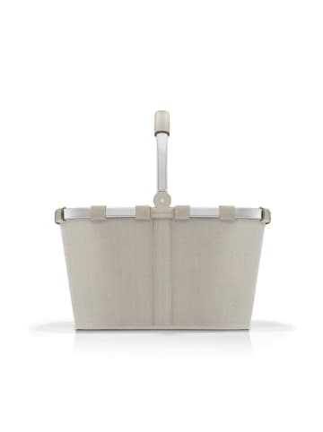 Reisenthel Carrybag - Einkaufskorb (cord dark matcha) in herringbone sand