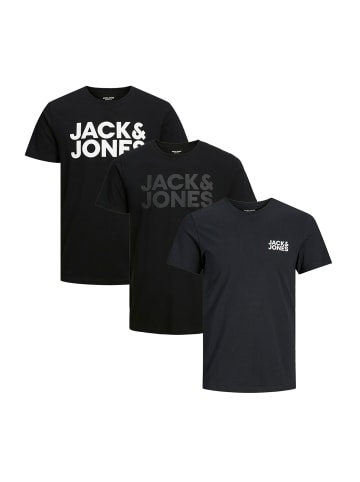 Jack & Jones T-Shirt Corp in Schwarz Mix