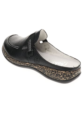 rieker Clogs in Schwarz