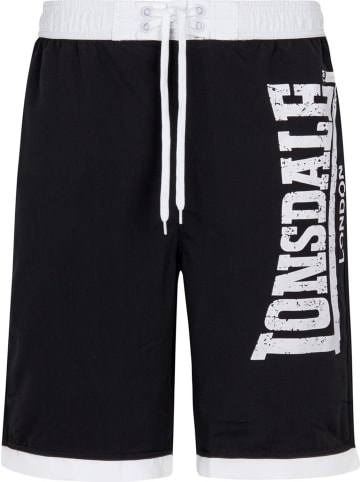 Lonsdale Short "Clennell" in Schwarz