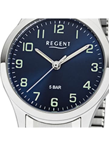 Regent Armbanduhr Regent Zugarmband silber klein (ca. 29mm)