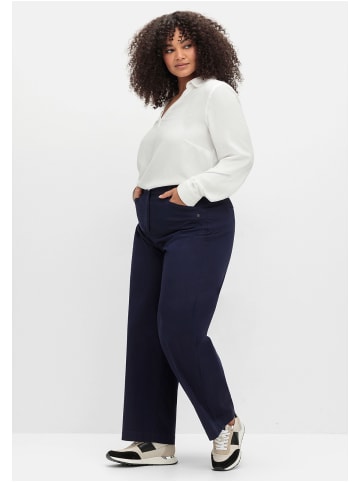 sheego Weite Hose in tiefblau