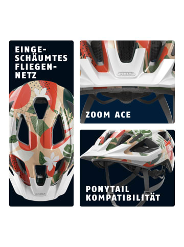 ABUS Fahrradhelm Aduro 3.0 LED in orange palm