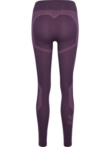 Hummel Sportleggings "Hmlmt Power Seamless Mw Tights" in Lila