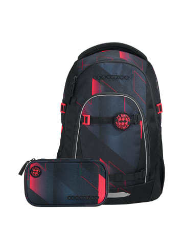 Coocazoo Schulrucksack-Set MATE "FC Bayern," 2-tlg. in Schwarz