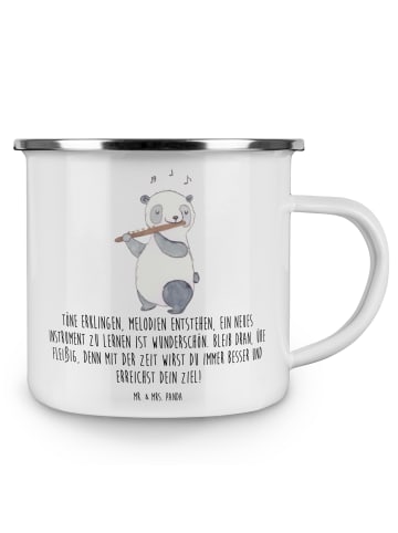 Mr. & Mrs. Panda Becher Ein neues Musikinstrument lernen mit Spruch in Weiß