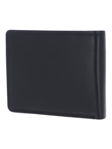 Golden Head Polo Geldbörse RFID Schutz Leder 12.5 cm in schwarz