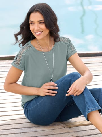 Sieh an! Rundhalsshirt in jade