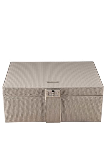 Windrose Corbello - Schmuckkoffer L 28 cm (taupe) in taupe