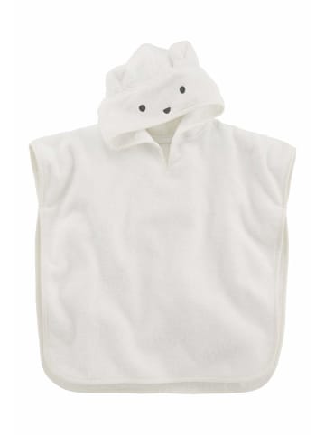 Hessnatur Frottee Poncho in naturweiss