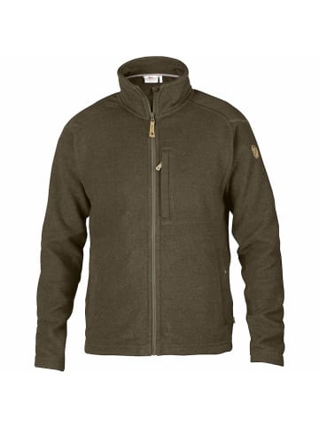 FJÄLLRÄVEN Buck Fleece in Dunkeloliv