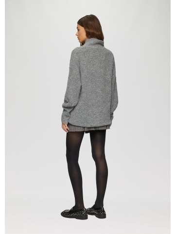 QS Strickpullover in 9400_grau meliert