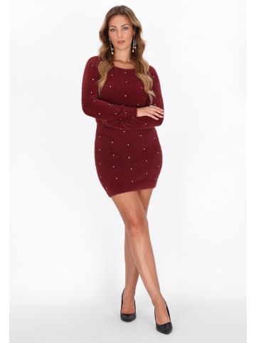 faina Women Skirt in burgundy