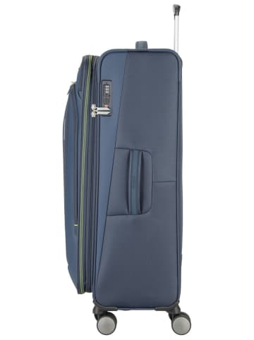American Tourister Trolley Wanderlite Spinner L Exp in Dark Navy