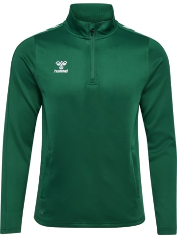 Hummel Trainingsjacke "Hmlcore Xk Half Zip Poly Sweat" in Grün