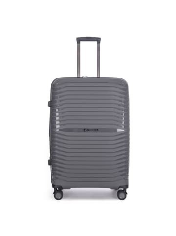 Stratic Bright+ 4 Rollen Trolley L 76 cm mit Dehnfalte in grey