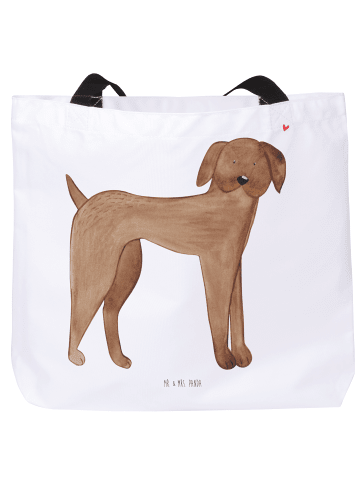 Mr. & Mrs. Panda Tote Bag Hund Dogge ohne Spruch in Weiß