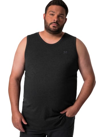 Men Plus Tank Top in schwarz