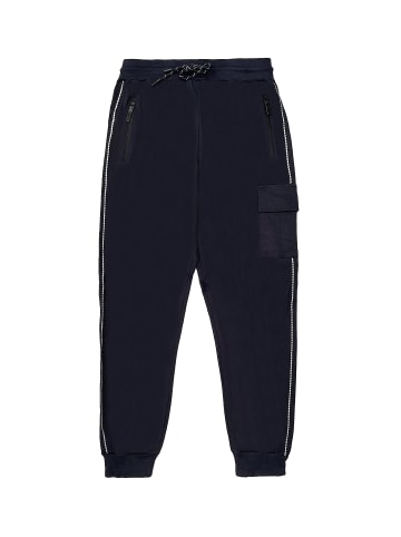 Max Men Jogginghose elastischer Bund Freizeit Hose in Navy