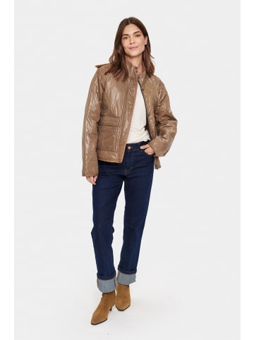 SAINT TROPEZ Jacke IlineSZ Lockere Passform in Otter