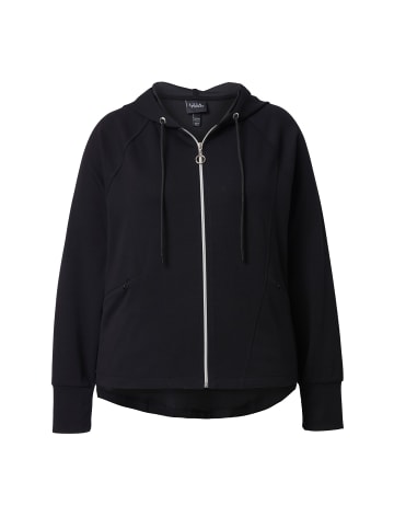 Ulla Popken Sweatjacke in schwarz