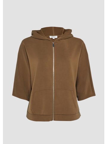 s.Oliver Sweatshirt Jacke  in  8918_dunkelbraun