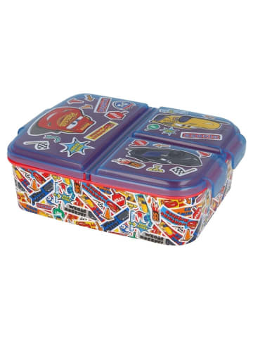 COFI 1453 Cars Kinder Brotdose – Lunchbox mit 3 Fächern & tollem Design in Mehrfarbig