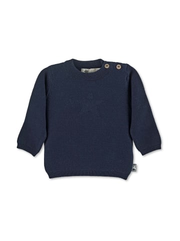 Sterntaler GOTS Strick-Pullover Stern in marineblau