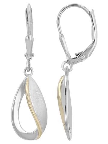 Adeliás Damen Ohrringe – Ohrhänger aus 925 Silber in silber