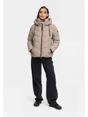 Marikoo Winterjacke N091 in Taupe Grey