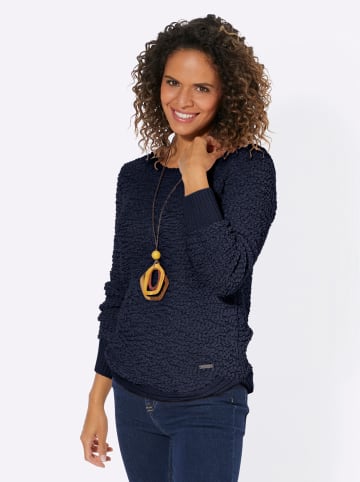 WITT WEIDEN Langarm-Pullover in marine