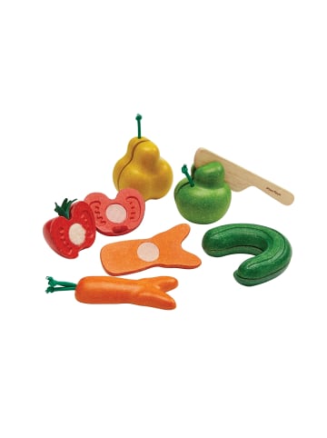 Plan Toys Krummes Obst & Gemüse Set ab 18 Monate