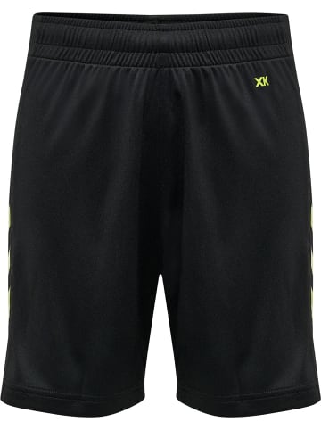 Hummel Hummel Shorts Hmlcore Multisport Unisex Kinder Atmungsaktiv Feuchtigkeitsabsorbierenden in BLACK/LIME POPSICLE