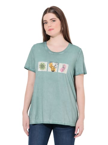 Ulla Popken Shirt in dunkles salbei