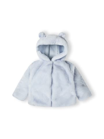 Minoti Fellimitatjacke 25BABYFUR9 in hellblau