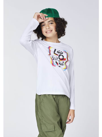 emoji Longsleeve in Weiß