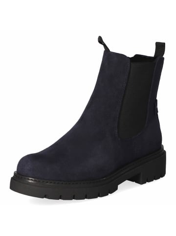 Marco Tozzi Chelsea Boots in blau