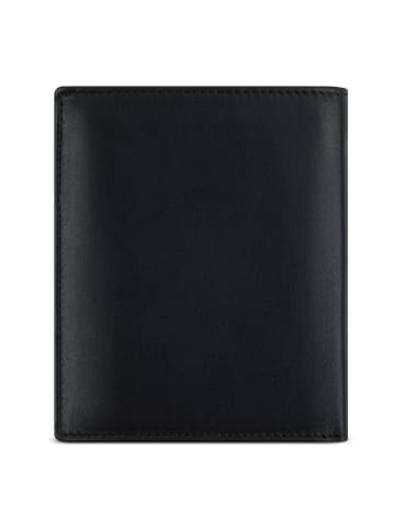 mano Don Andrea Geldbörse RFID Schutz Leder 10 cm schwarz