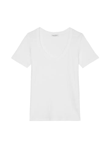 Marc O'Polo V-Neck-T-Shirt regular in Weiß