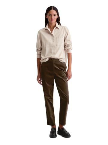 Marc O'Polo Flanellbluse regular in chalky mauve melange