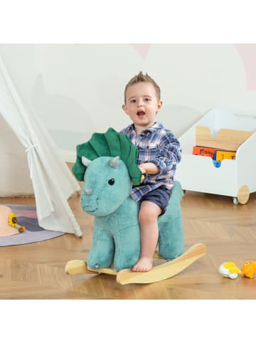 HOMCOM Kinder Schaukel Dunkelgrün