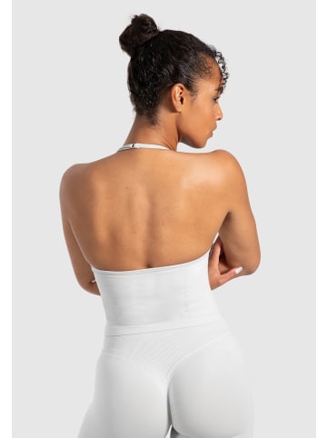 SMILODOX Crop Top Malena in Hellgrau