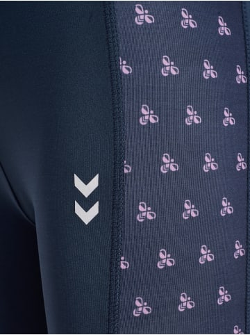 Hummel Kinder Leggings "Mix Mid Waist Tights" in Schwarz