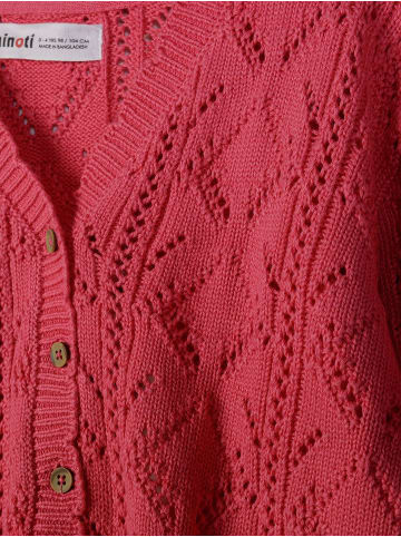 Minoti Cardigan 30KNIT101 in pink